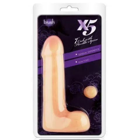 7 Inch Dildo With Flexible Spine