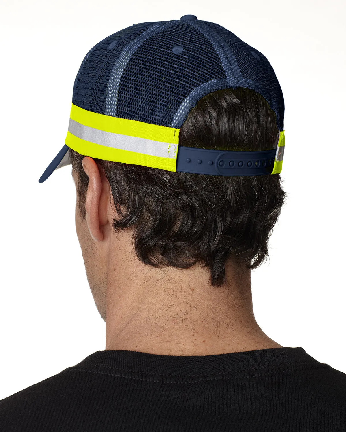 Adams Trucker Reflector High-Visibility Constructed Cap