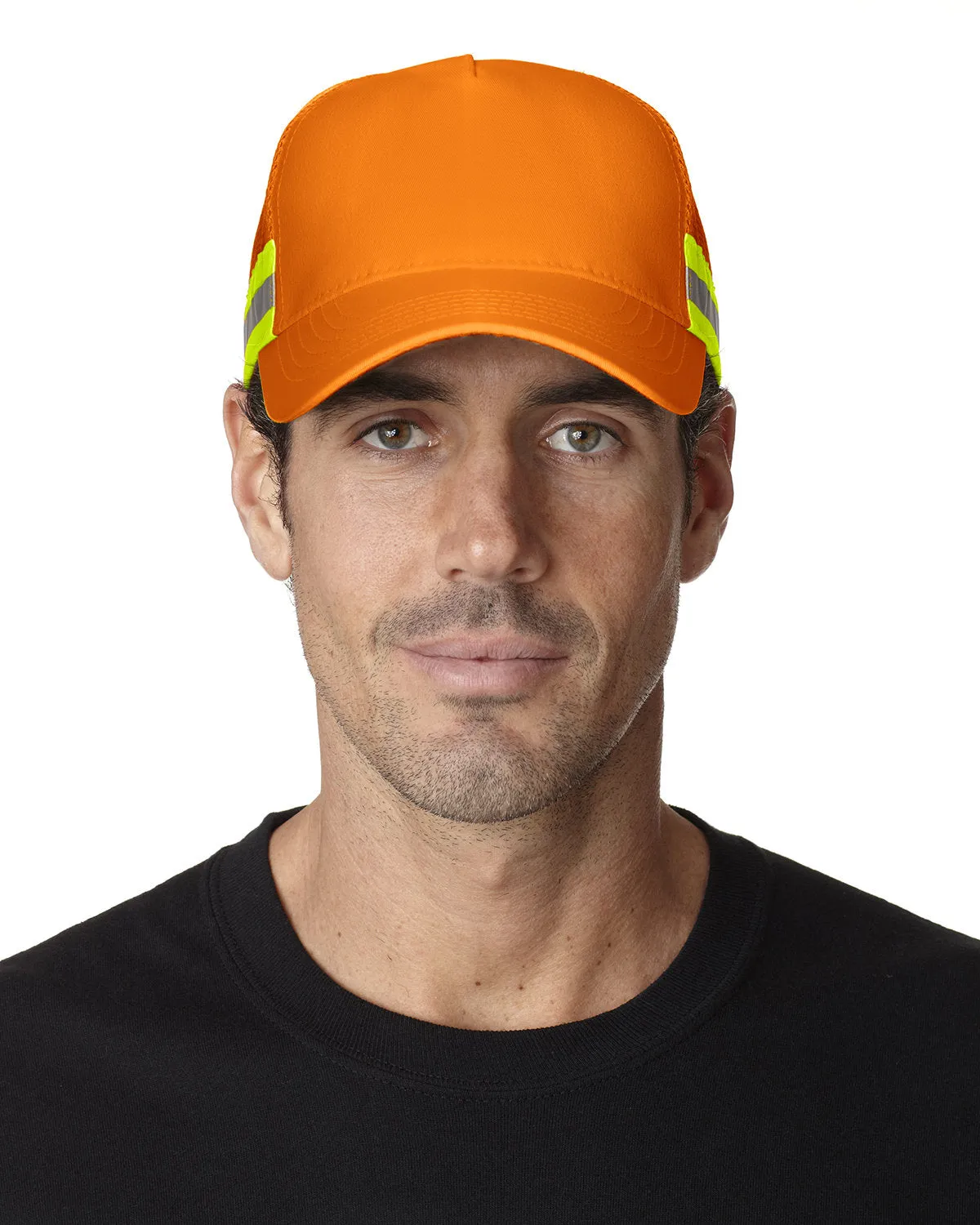 Adams Trucker Reflector High-Visibility Constructed Cap