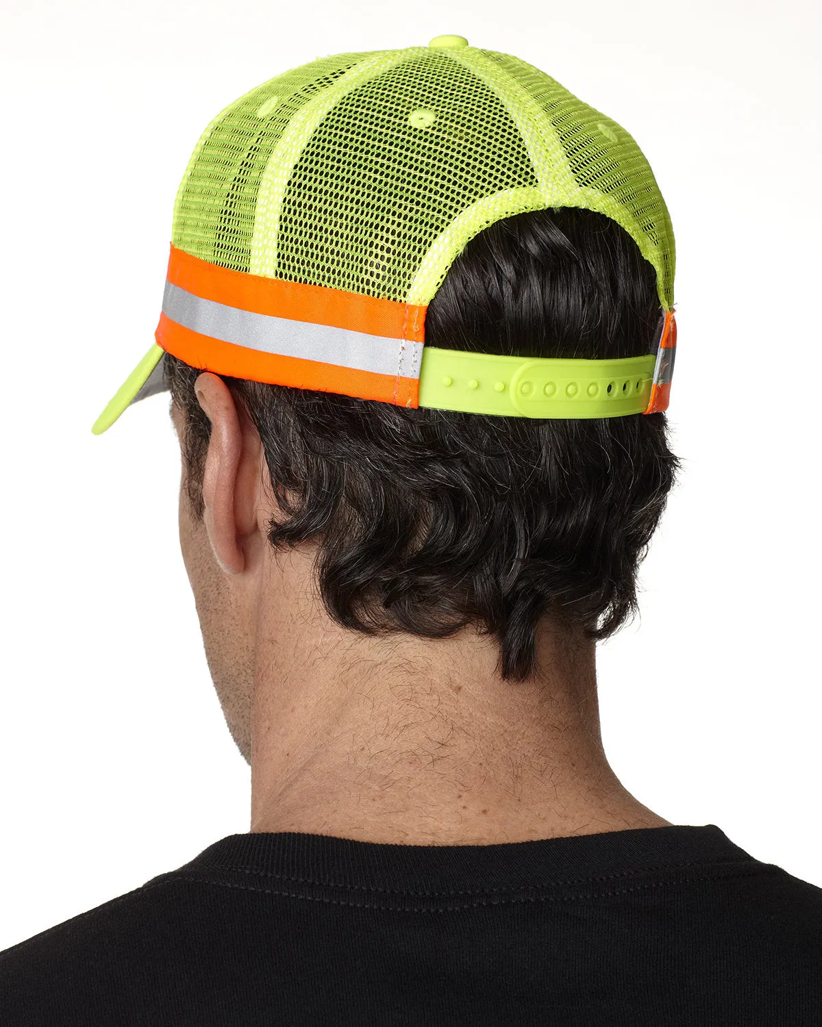 Adams Trucker Reflector High-Visibility Constructed Cap