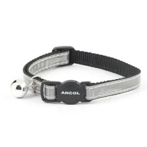 Ancol Reflective Gloss Safety Cat Collar with Bell