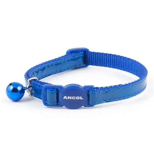 Ancol Reflective Gloss Safety Cat Collar with Bell