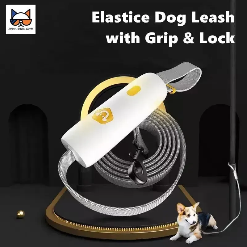 AnniePaw 1.3M Reflective Anti-Explosion Dog Leash with Metal Clasp & Comfort Grip Handle