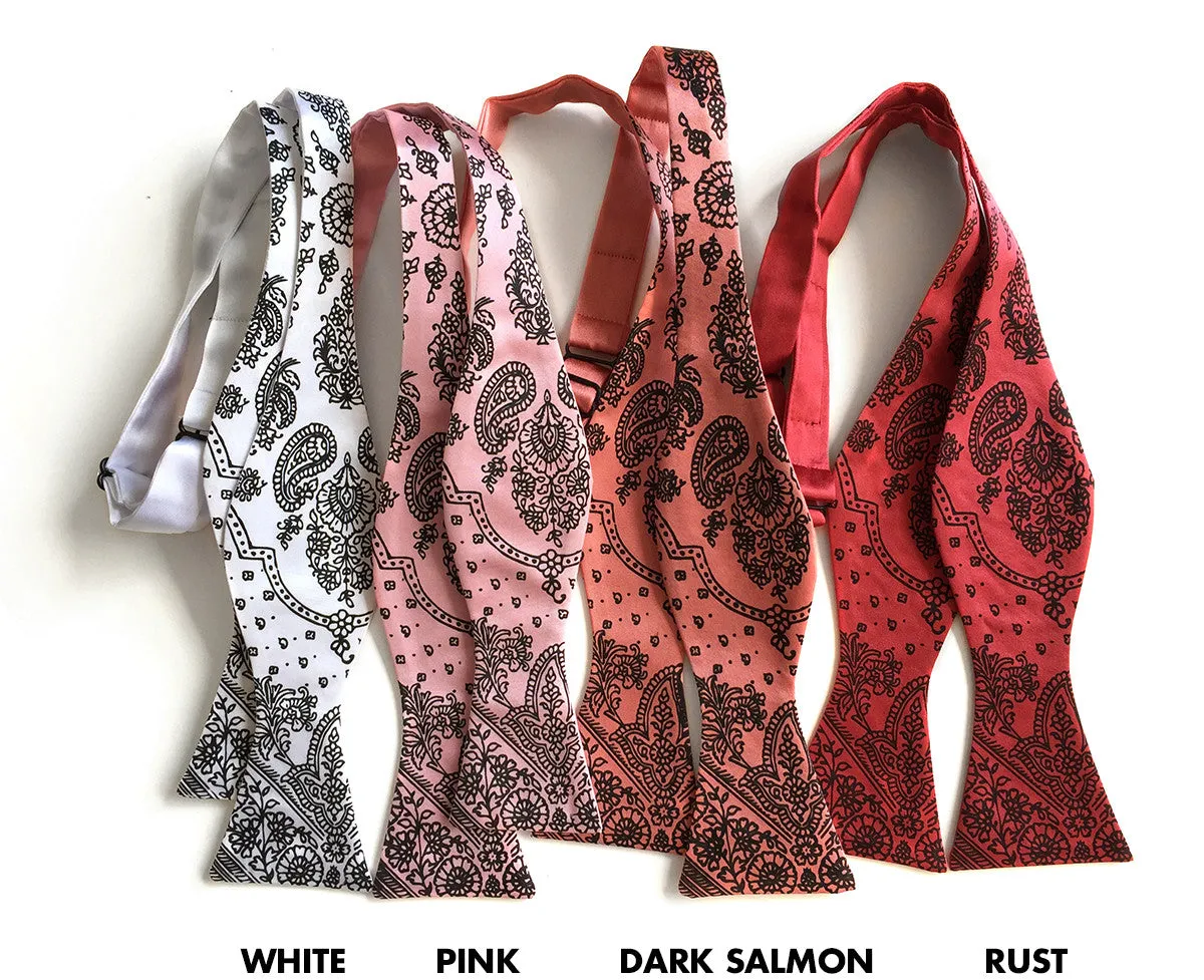 Bandana Print Bow Tie