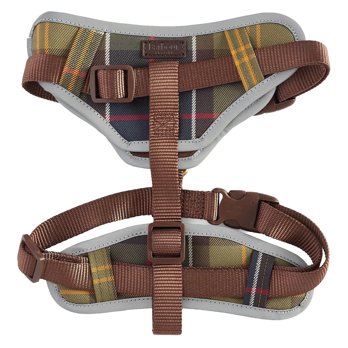 Barbour Adjustable Tartan Dog Harness Classic Tartan