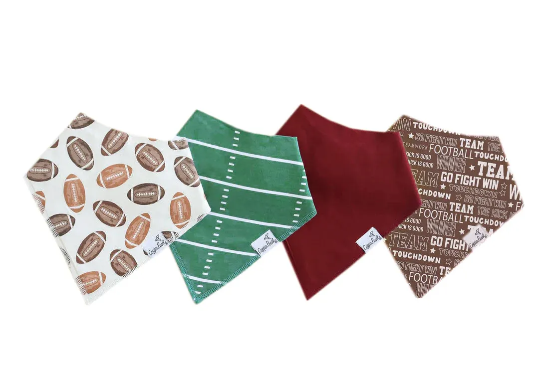 Blitz Baby Bandana Bib- 4 Pack