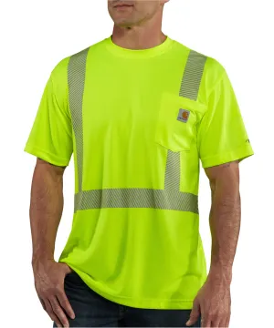 Carhartt Men’s Force High Visibility Short Sleeve Class 2 T-Shirt - Brite Lime