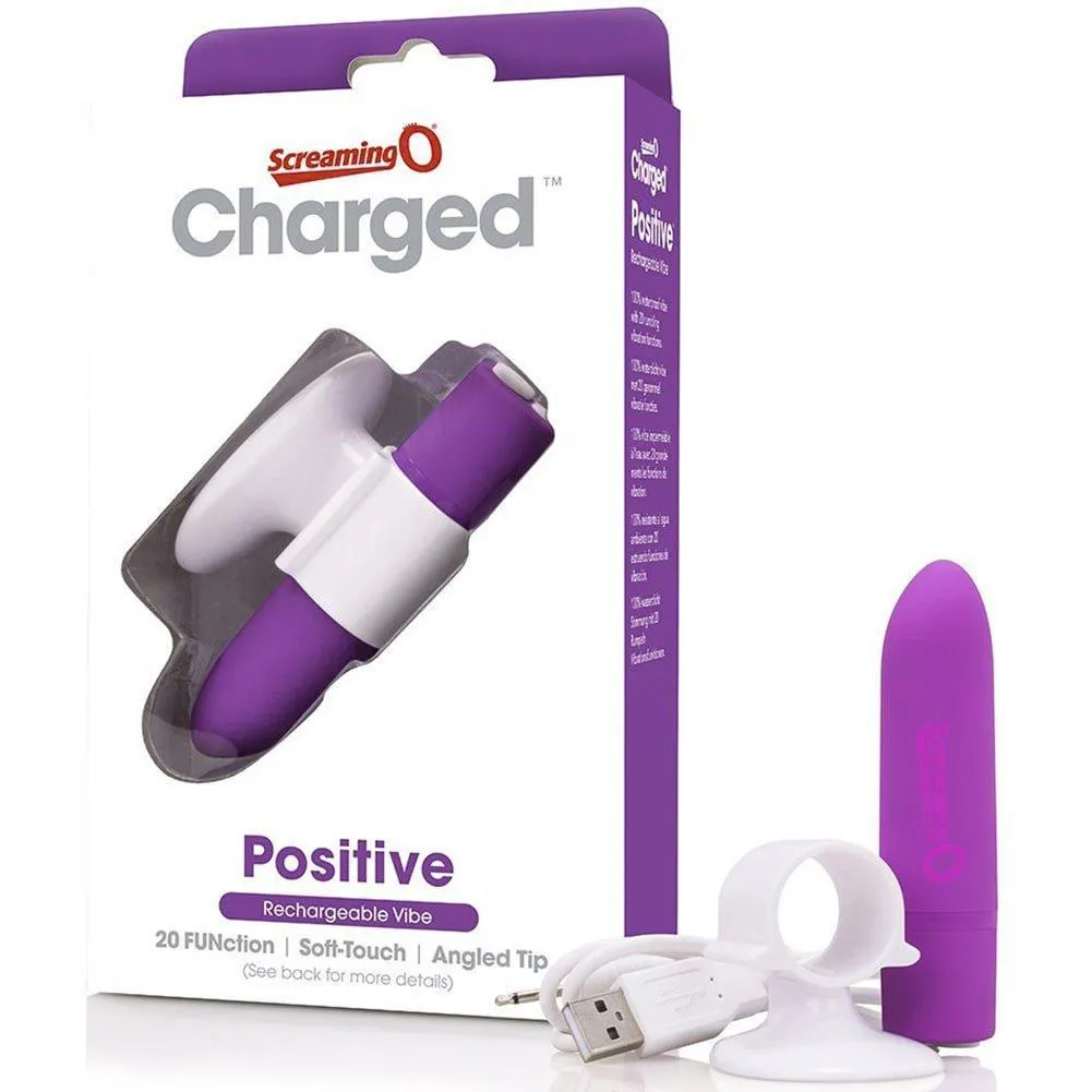 Charged Positive Rechargeable Bullet Vibe