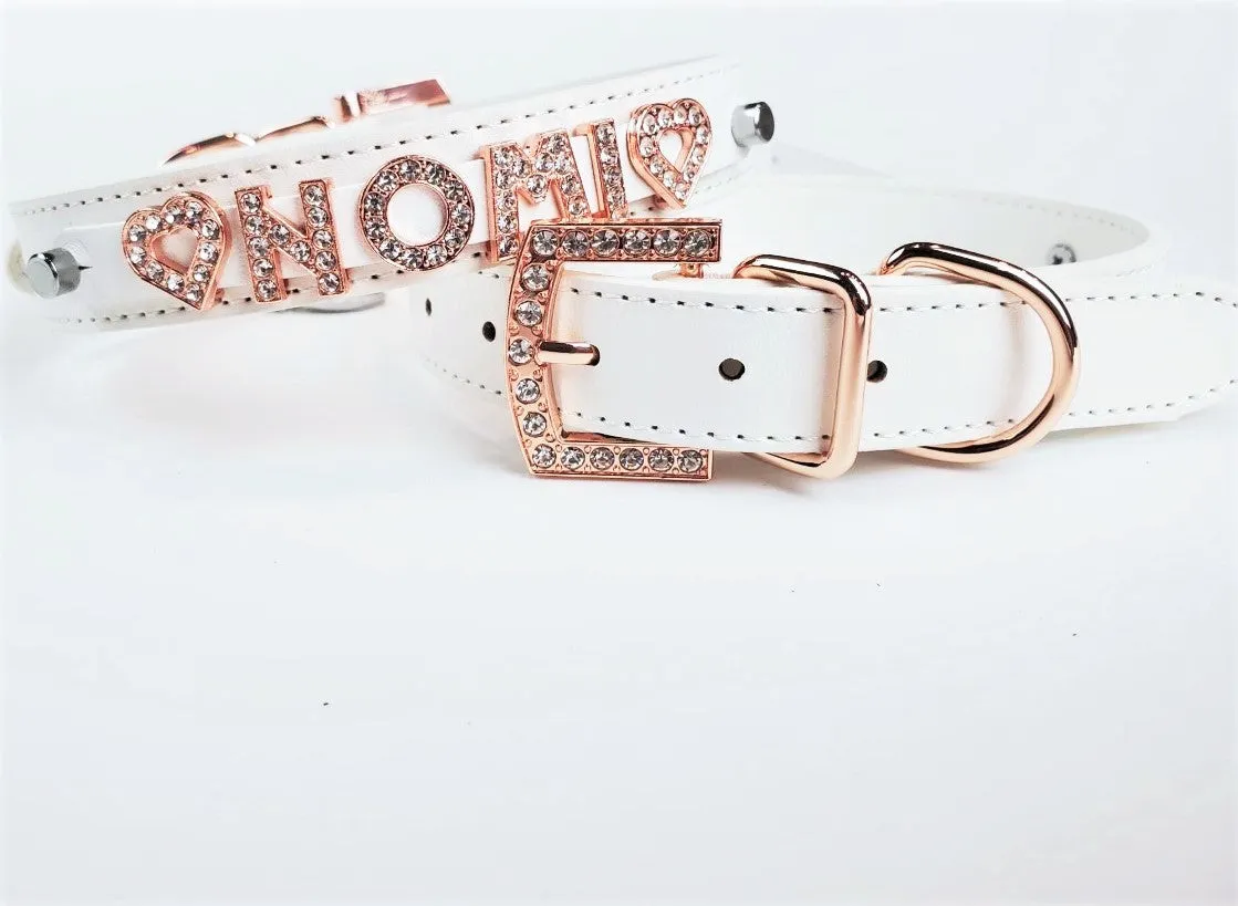 Collar | Rose Gold And White