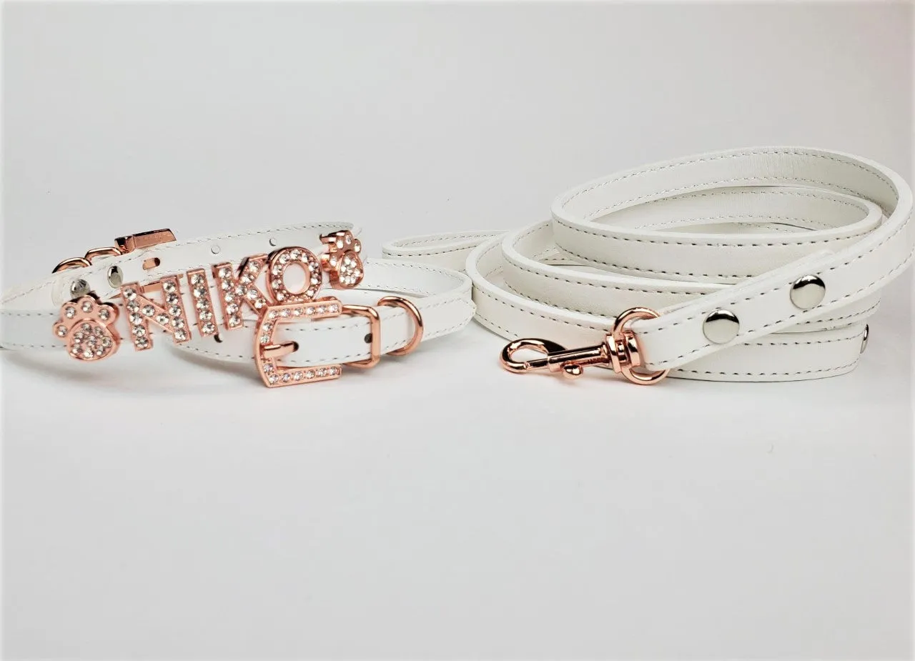 Collar | Rose Gold And White