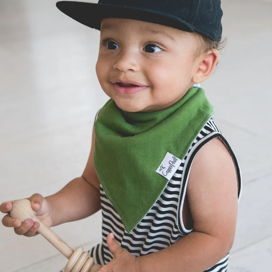 Copper Pearl Bandana Bib Sets