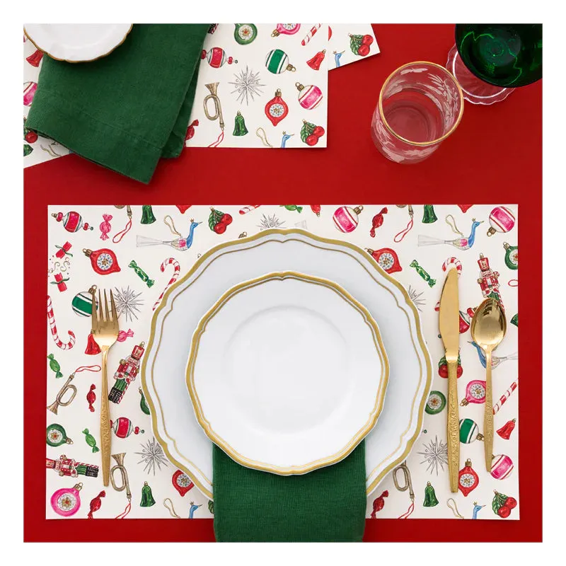 Dogwood Hill "Homeworthy" Nutcracker Paper Placemats