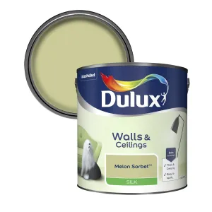 Dulux Silk Emulsion Paint For Walls And Ceilings - Melon Sorbet 2.5L