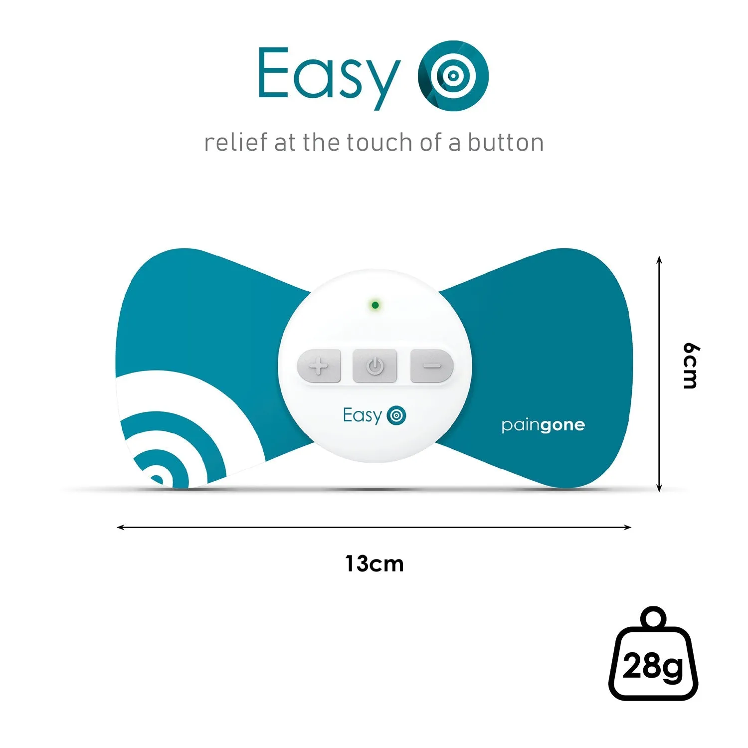 Easy – Wearable drug-free pain relief pad