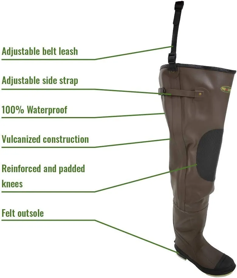 Frogg Toggs Classic II Cleated Bootfoot Hip Waders - Brown