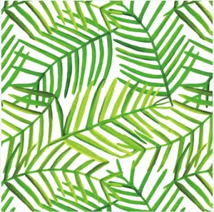 Green Leaf Paper Placemats