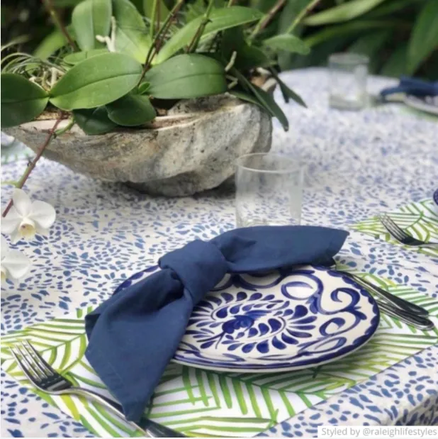 Green Leaf Paper Placemats