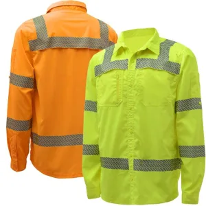 GSS Class 3 New Designed Lightweight Shirt Rip Stop Bottom Down Shirt W/ SPF 50 