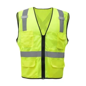 GSS Premium Class 2 Utility Safety Vest with X Back