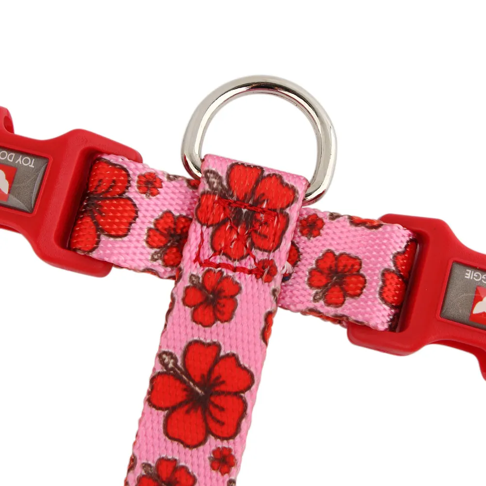 Jibara Amapola Floral Dog Harness | Perrandeo Jibaro Pawtriotico Collection