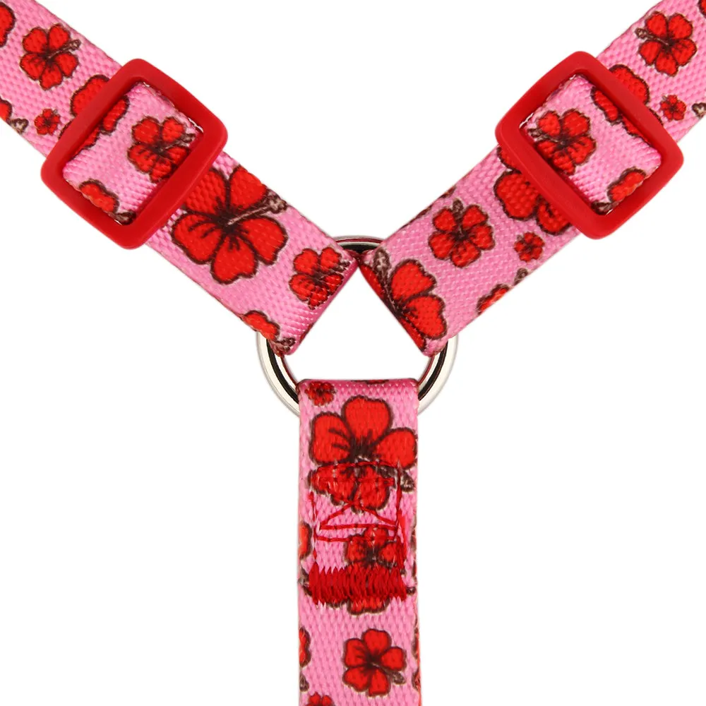 Jibara Amapola Floral Dog Harness | Perrandeo Jibaro Pawtriotico Collection