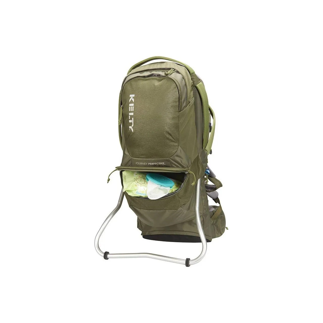 Kelty Journey Perfectpitch Signature Backpack & Child Carrier - Moss Green