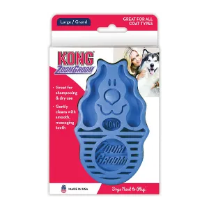 KONG Dog ZoomGroom Multi-Use Brush