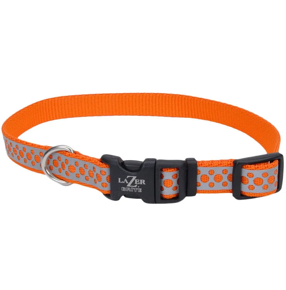 Lazer Brite Dog Collar, 8-12" x 3/8"