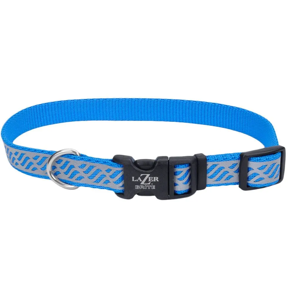 Lazer Brite Dog Collar, 8-12" x 3/8"