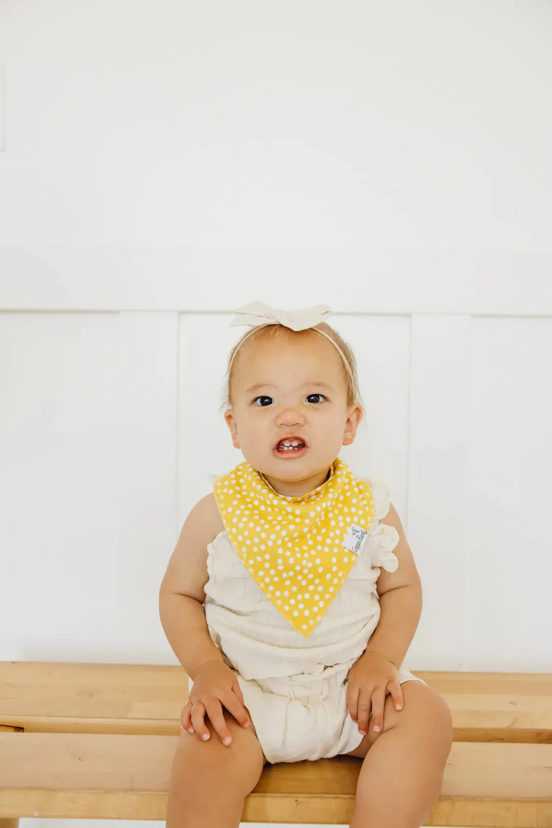 Lemon Baby Bandana Bib- 4 Pack