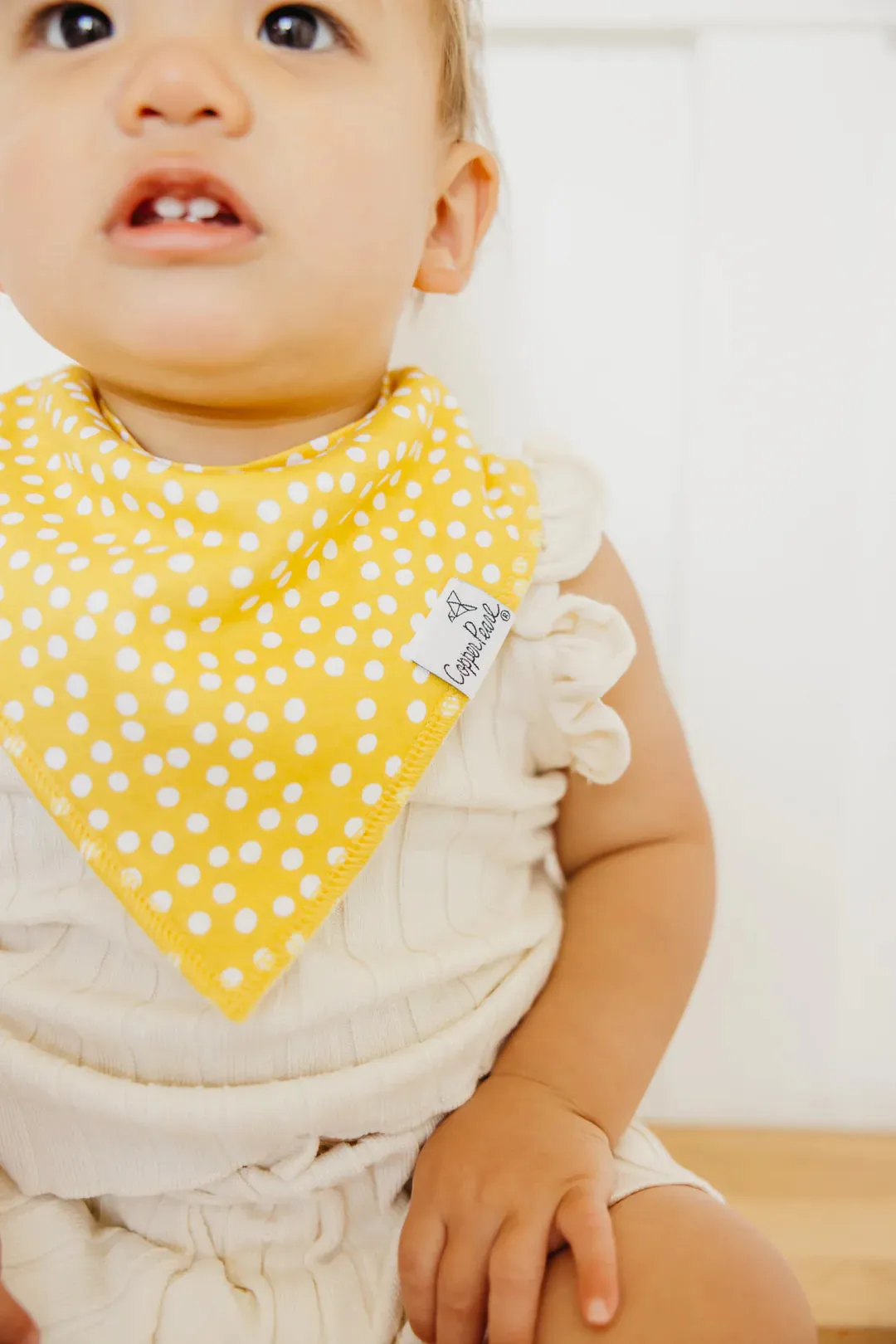 Lemon Baby Bandana Bib- 4 Pack