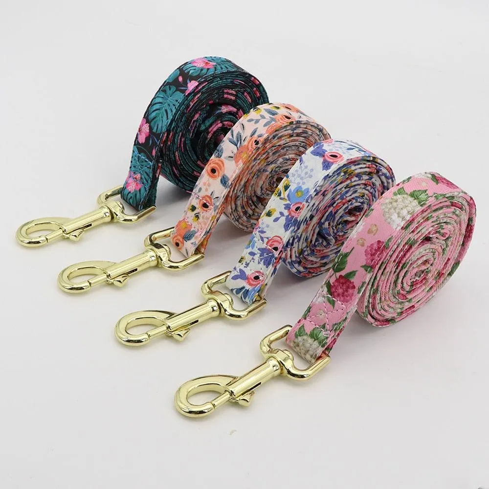 Lil' Bloomers Personalized Pet Collar and Leash