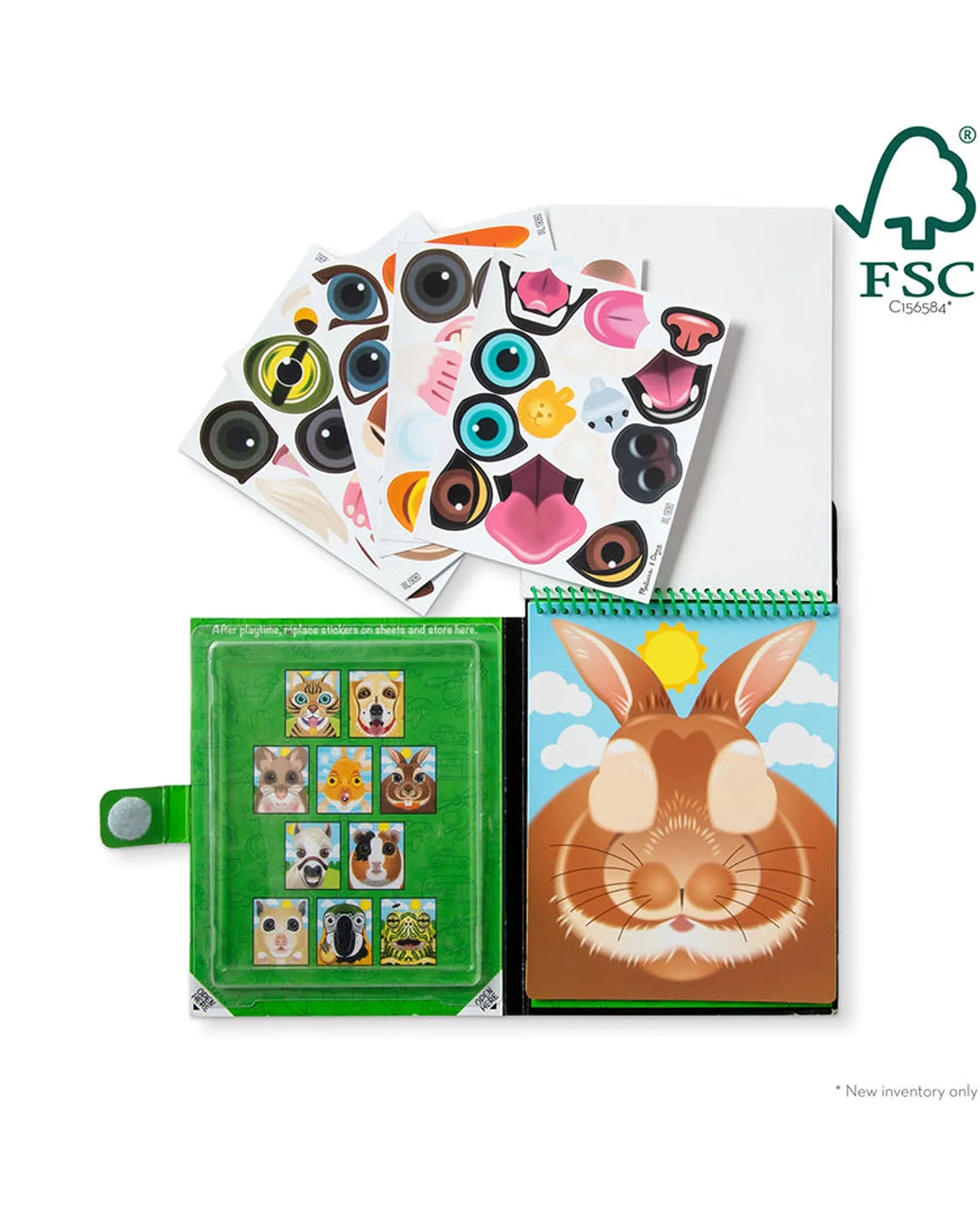 Melissa Doug On The Go Reusable Stickers Pets