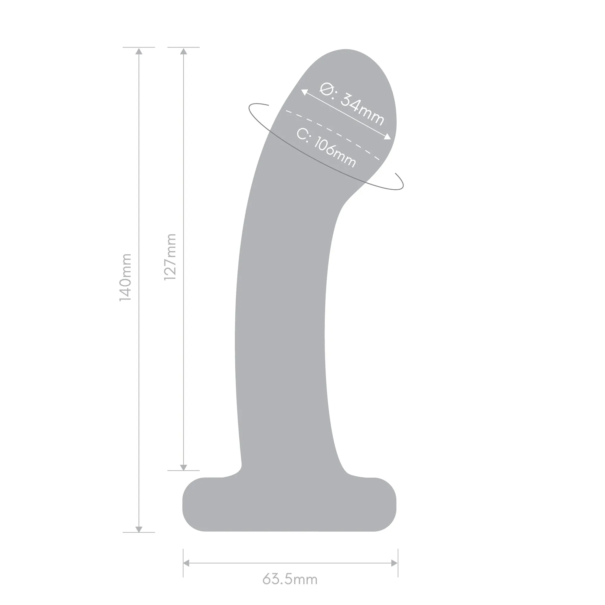 POP 5.5" Silicone Dildo and Harness Set