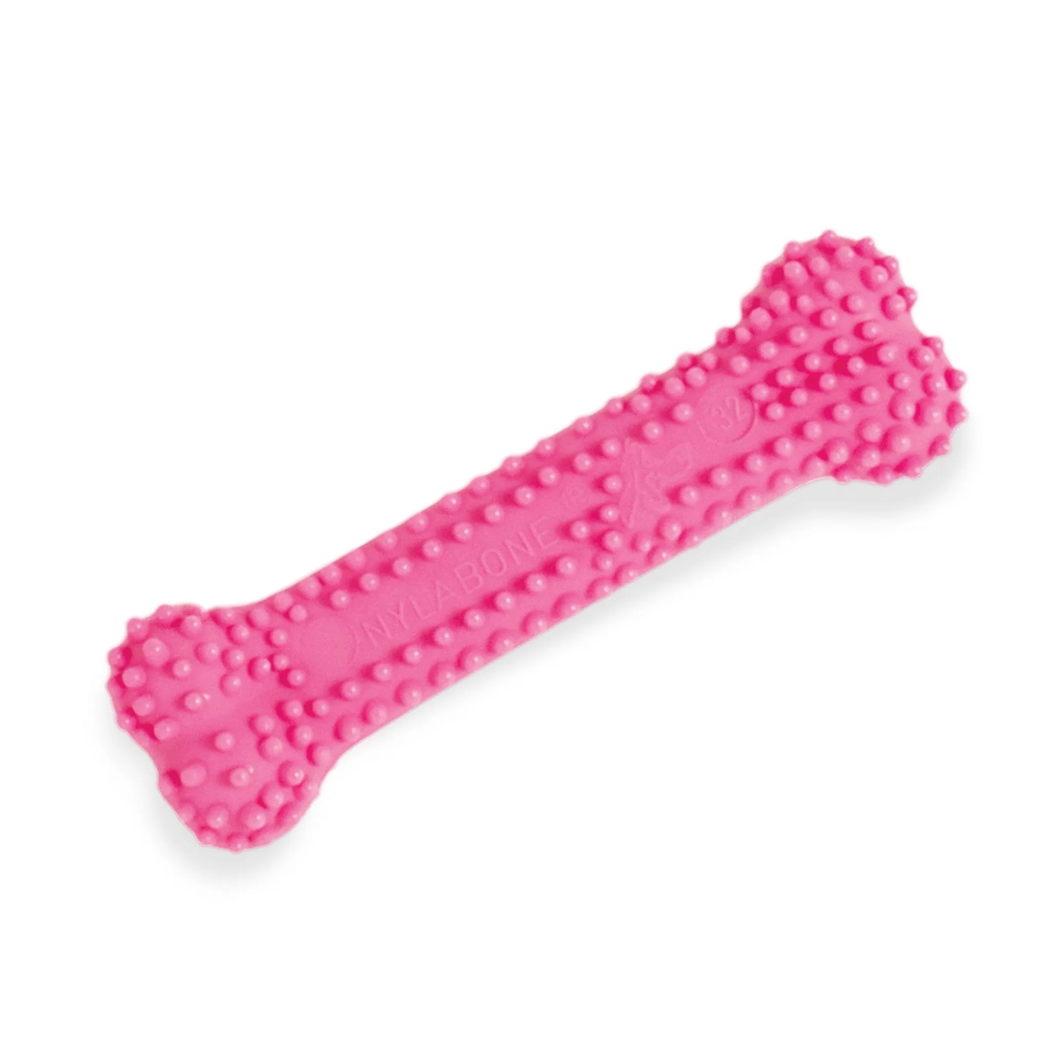 Puppy Teething & Soothing Flexible Chew Toy, Chicken, Pink, X-Small/Petite, Up to 15 lbs.