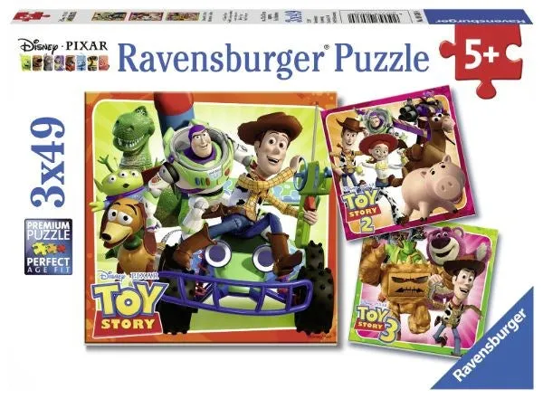 Ravensburger Disney Toy Story History 3x49pc