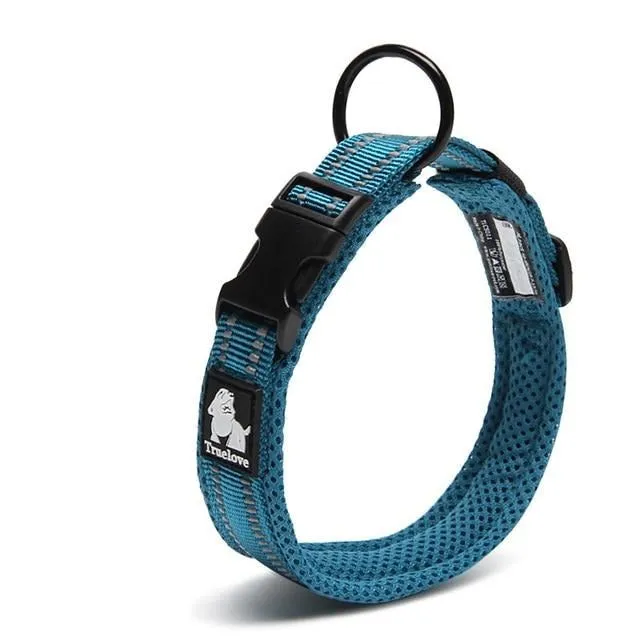 Reflective Mesh Padded Dog Collar