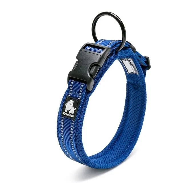 Reflective Mesh Padded Dog Collar