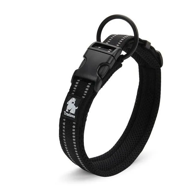 Reflective Mesh Padded Dog Collar