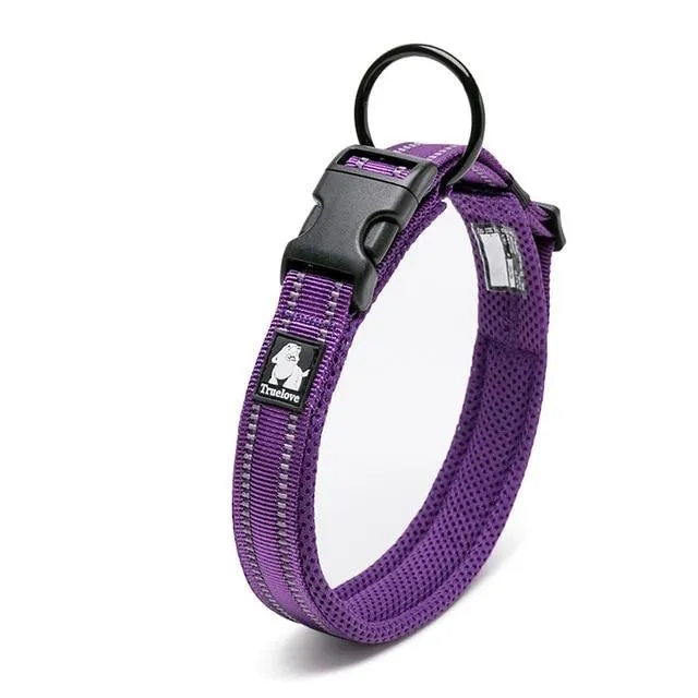 Reflective Mesh Padded Dog Collar