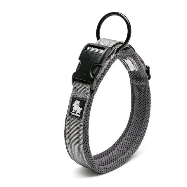 Reflective Mesh Padded Dog Collar