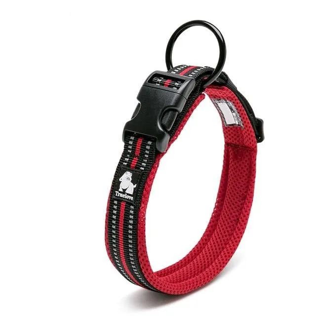 Reflective Mesh Padded Dog Collar