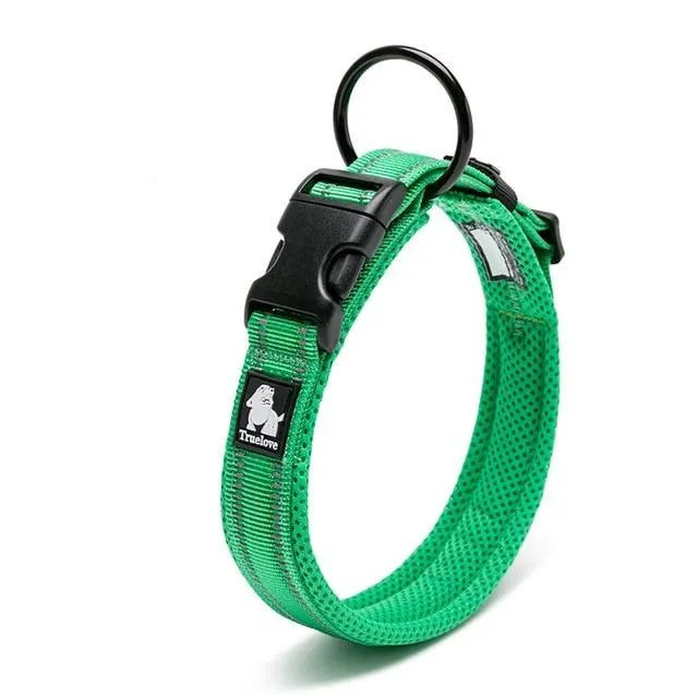 Reflective Mesh Padded Dog Collar