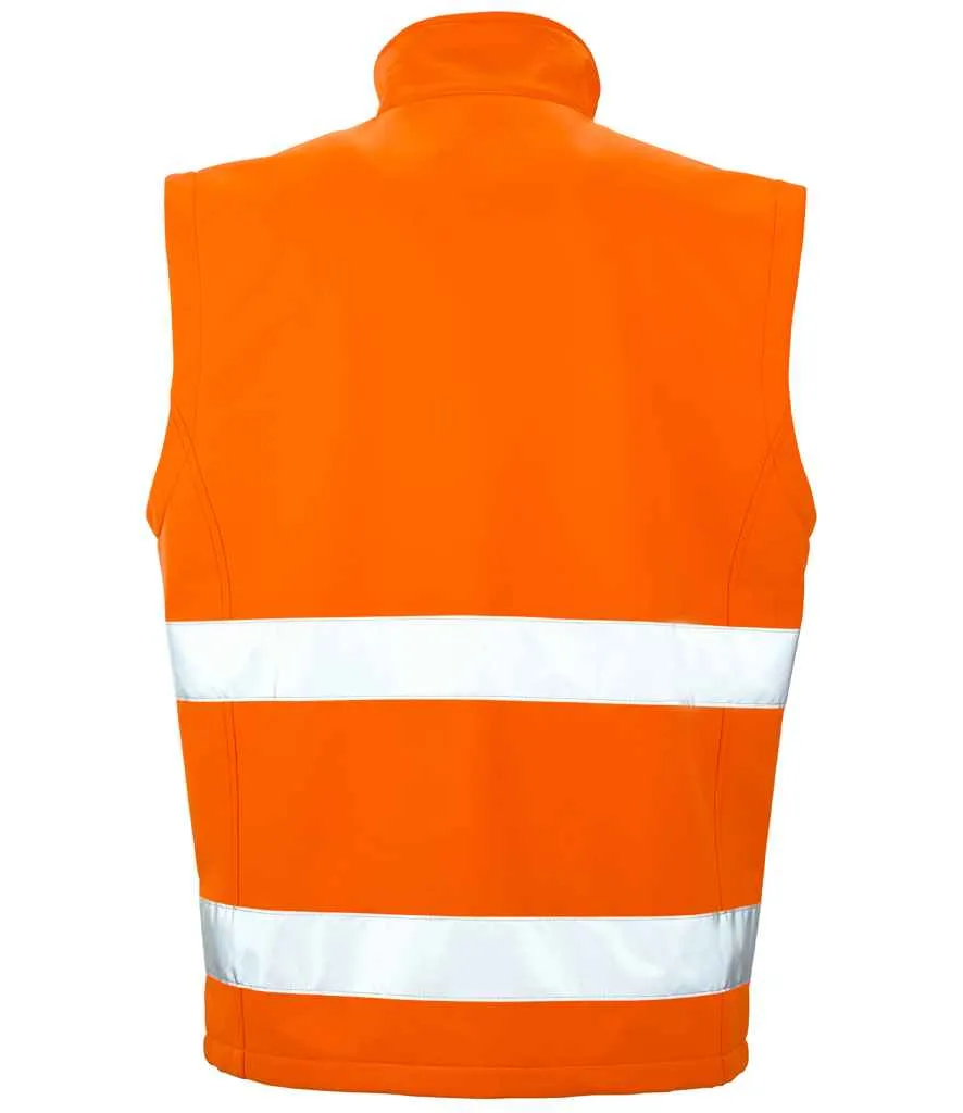 Result Safe-Guard Printable Safety Soft Shell Gilet