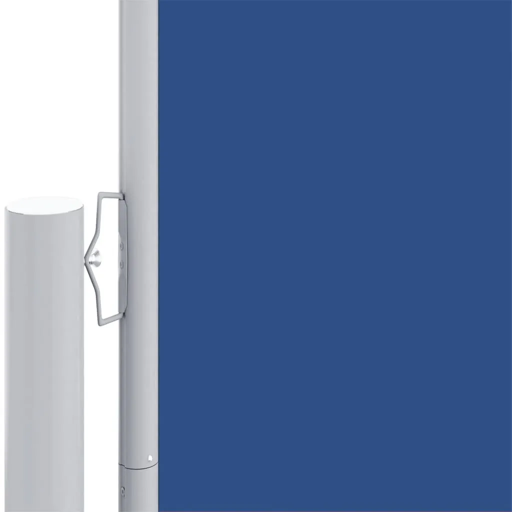 Retractable Side Awning Blue 180x600 cm