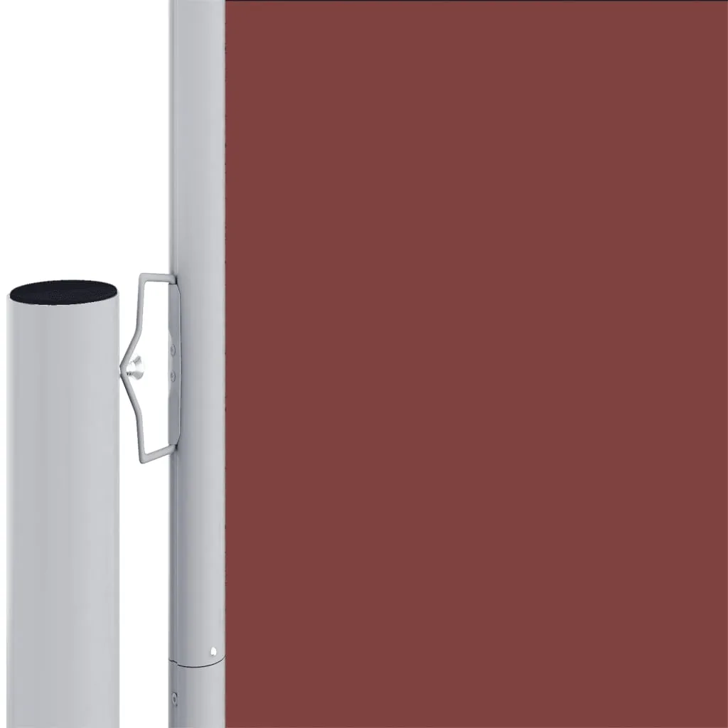 Retractable Side Awning Brown 200x600 cm