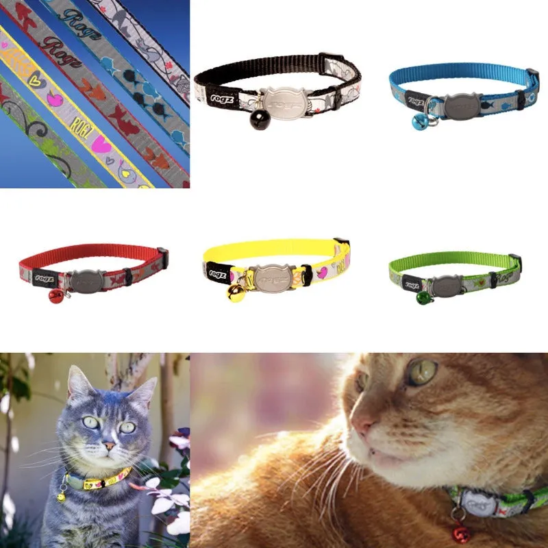 Rogz Green ReflectoCat Collar