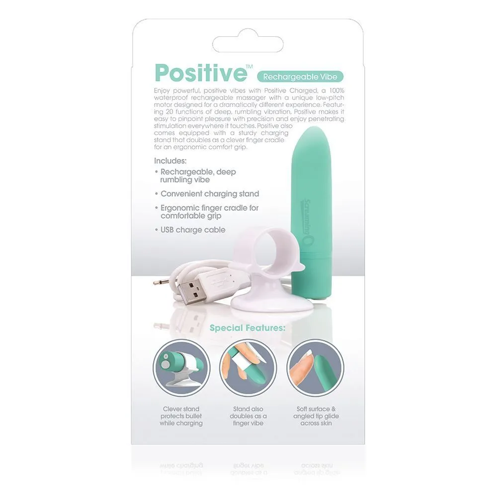 Screaming O Charged Positive Rechargeable Mini Vibrator