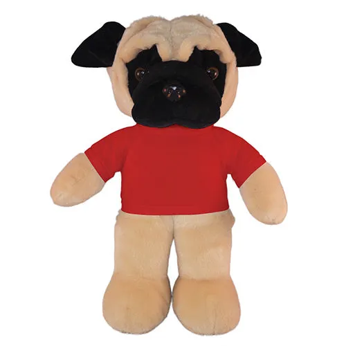 Soft Plush Pug with Tee