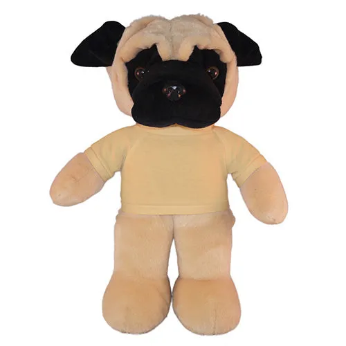 Soft Plush Pug with Tee